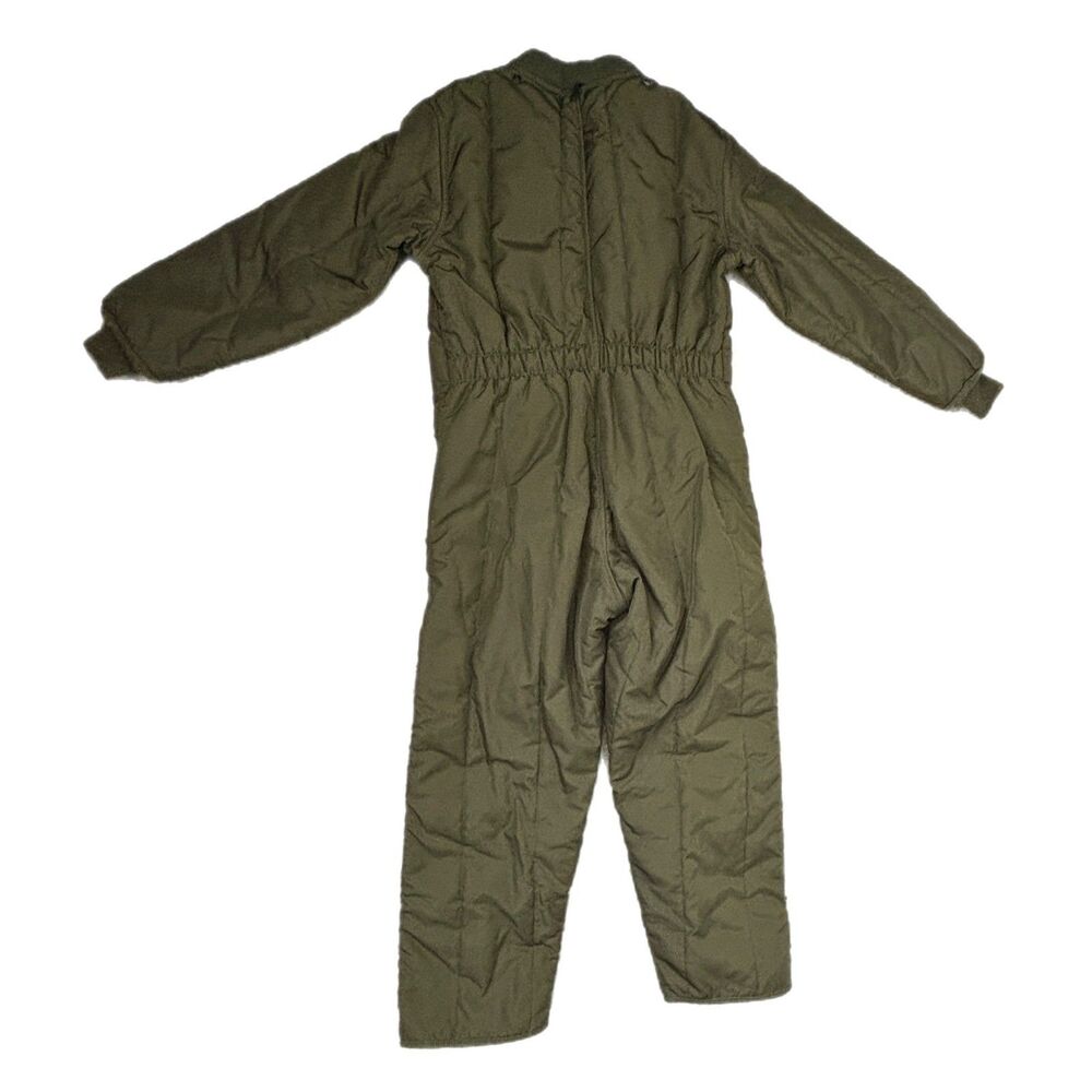 RefrigiWear Iron Tuff Insulated Coveralls Large Green Workwear Hunting Fishing - Picture 2 of 9
